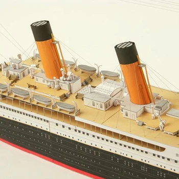 1:400 DIY Handcraft Ladje Titanik 3D Papir Model Določa Igrače Za Otroke, Otroci Novo