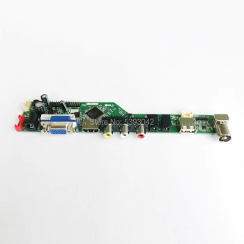 Komplet LVDS 40 Pin univerzalno nadzor pogon kartica Za B156RW01/B173RW01/CLAA173UA01A zaslona 1600*900 WLED 60 hz VGA+USB+AV plošča