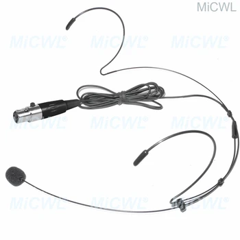 MiCWL B40 Black Dual uho kavelj Slušalke Mikrofon za MiPro Sennheiser Shure AKG Samson Audio-Technica Brezžični Sistem