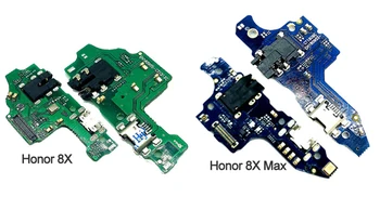 Nov USB polnjenje Polnjenje Dock Priključiti Plus Audio Slušalke Slušalke Mikrofon Odbor za Huawei Honor 8X / 8X Max
