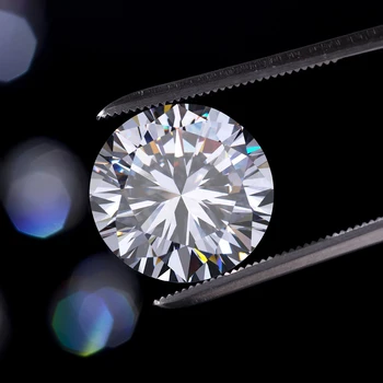 8.2 MM S925 Fine Nakit Sterling Srebro Krog Cut Ogrlico, Obesek Polje Verige Lab-ustvarili Diamant Udejstvovanje Poroko Predlog