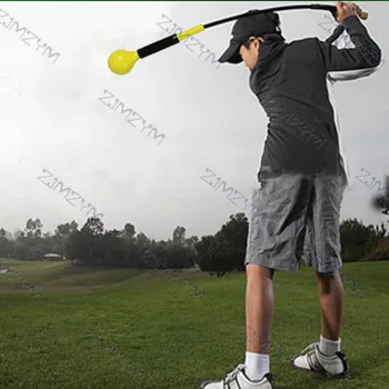 Multi Color Prenosni Golf Swing Trainer Golf Uresničevanje Swing Mehko Poravnavo Palico Plastično Palico Športih Na Prostem, Pomoči Za Usposabljanje