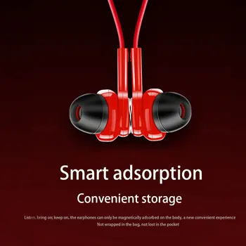 Bluetooth Slušalke Šport Brezžične Slušalke Neckband Magnetni Slušalke Handfree Čepkov z Mic za Xiaomi Huawei zraka brsti