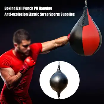 Boks Hruškaste Oblike PU Hitrost Žogo Vrtljivi Punch Vrečko Izsekavanje Uresničevanje Speedball Hitro Punch vrečko Fitnes vadba Žoga