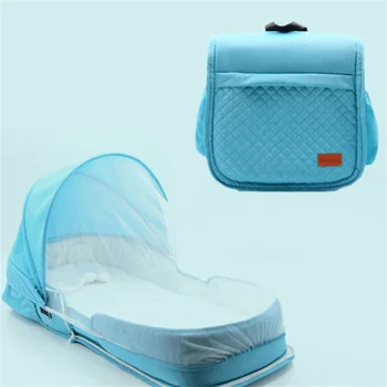 Prenosni imitacije otroška posteljica Otroška Gnezdo Postelje Potovanja Ležišče Baby Salon Zibelka Odbijač z Blazino Blazine Potovanja Postelja