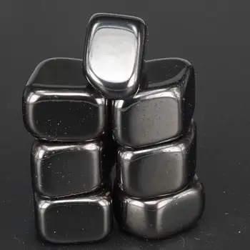 Črna Lodestone Magnetite Padle Kamen Wicca, Sporočilo Reiki Kristalne Zdravljenje 7Pc