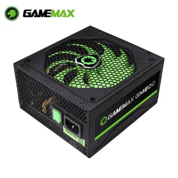 Gamemax 800W Napajanje Semi-Modularna 80PLUS BRONZE PSU PFC Silent Fan, ATX Računalnik SATA za Gaming PC Napajanje GM-800
