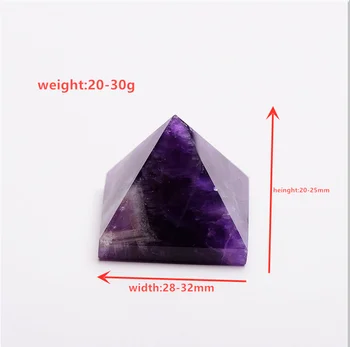 Naravni Ametist PyramidReiki Zdravilne Energije Kamen Doma Dekoracijo Rock Mineralnih Vzorec Zbiranje Obrti Kristalno Točke
