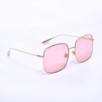 Luksuzni Kvadratnih sončna Očala Ženske, Moške blagovne Znamke oblikovalec Kovinski Okvir sončna Očala Ženski Stellaire Polarizirana UV400 objektiv Anti modra svetloba