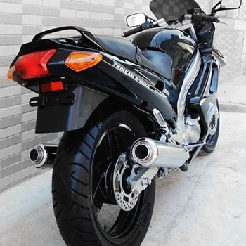 MagiDeal Zadaj Amber motorno kolo, Struženje, Opozorilne Luči Objektiv za Kawasaki ZZR250