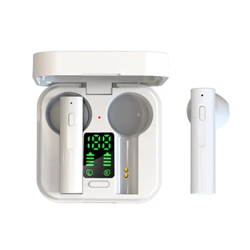Bluetooth 5.0 Brezžične Slušalke Solarno Polnjenje Led Zaslon z Visoko Zvestobo Kakovost Zvoka TWS Slušalke S Polnjenjem Polje Za Telefone