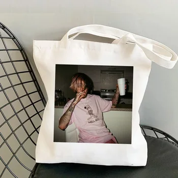 Lil Peep nakupovalno vrečko torbici recikliranje varovanec vrečko varovanec trgovina bolso vrečko niz trgovski zgrabi