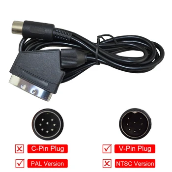PAL V-Pin EU Scart Kabel AV za SEGA Mega Drive 1 za Genesis 1