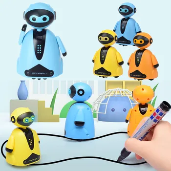 Upoštevajte Vse Narisane Črte Čarobna Peresa Induktivna Robot Model Otroci, Otroci Igrače Darilo Srčkan Električni Darilo Fo Otrok Ustvarjalno Izobraževalne Darilo