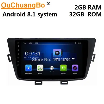 Ouchuangbo gps navi zaslon na dotik radio za Baic Senova X55 podporo USB CSD dual zone 1080P android 8.1 sistem prost zemljevid