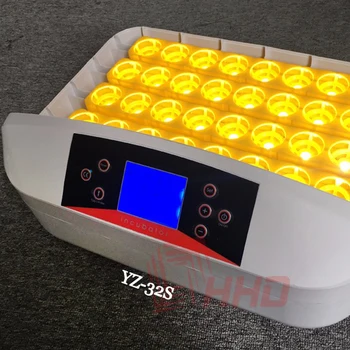 Polno samodejno LED Zaslon 32 Jajce Inkubator Temperatura In Vlažnost Dual Display Piščanec Hatcher Pralni Mahati Jajce Struženje