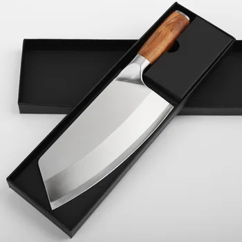 8inch Kitajski Kuhar Nož iz Nerjavečega Jekla, Mesa, Zelenjave, Sekljanje, Rezanje Cleaver Kuhinjski Nož Gospodinjstvo, Kuhanje Orodja