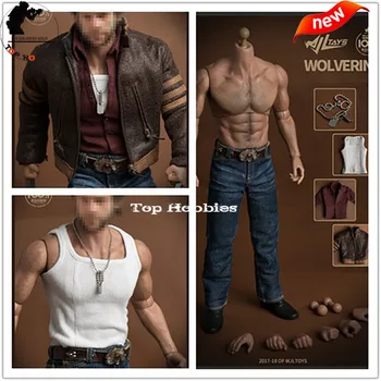 Moški 1/6 Obsega ukrepe slika pribor 1/6 Wjltoys Wolverine Oblačila Obleko 1.0 Obsega 1/6 Fit 12