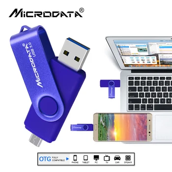 High speed USB 3.0 Kovinska Vrtljiva USB Flash Drive Pero Disk 128GB 32GB 64GB 8GB 16GB Hitro Pendrive Pomnilniški Ključek USB