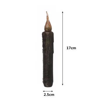 PAKET 24PCS Baterija Upravlja Brezplamensko Led Sveča Utripanja Dekorativni Večerja/Taper Sveča 17 cm