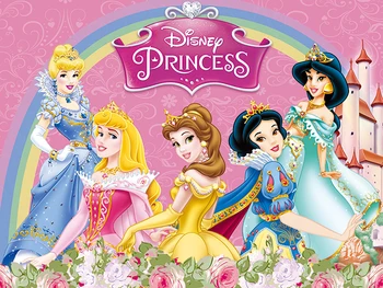 Disney Princesa Sophia Sneg Belo Ozadje Krpo Dekoracijo Platno Rojstni Dan Praznik, Okrasni Material Girl Darilo