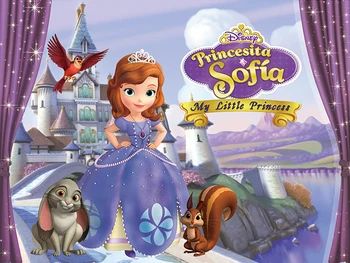 Disney Princesa Sophia Sneg Belo Ozadje Krpo Dekoracijo Platno Rojstni Dan Praznik, Okrasni Material Girl Darilo