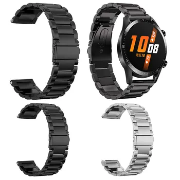Nerjavno Jeklo Hitro Sprostitev Band WristStrap za Huawei Watch GT2 46mmSports Zapestnica Modni pasovi Dodatki