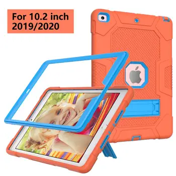 Ohišje Za iPad 10.2 Funda Težka Silikonski Hard Cover Za iPad 10.2-inch 2019 2020 7. 8. Generacije A2197 A2198 A2200 Primeru