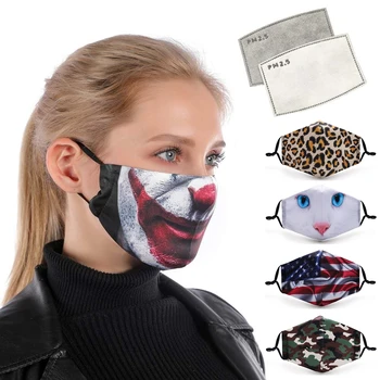 Moda za enkratno uporabo Zaščitna PM2.5 Filter Tiskanje usta Masko proti prahu masko Windproof Usta-žarilna bakterije dokaz Gripe Masko