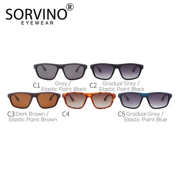 SORVINO Retro Velik Kvadrat Polarizirana sončna Očala Moških 2020 Luksuzne blagovne Znamke Oblikovalec 90. letih sončna Očala Mens Visoko Kakovost Modre Odtenke P390