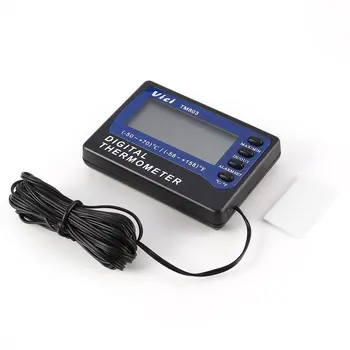 TM803 Digitalni LCD Zaslon Termometer Hladilnik Zamrzovalnik Akvarij Medicine Polje Senzor Temperature Merilnik Alarm Thermograph