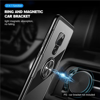 Vothoon Magnetni Obroč Primeru Telefon Za Huawei Mate 40 30 20 Pro 20X Mate 20 Lite P40 Pro P30 P20 Lite Nazaj Shockproof Primeru Zajema