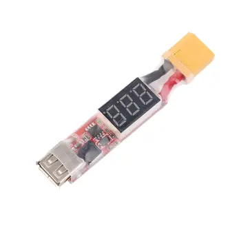 XT60 Plug / T Plug 2S-6S Lipo Baterijo Priključite na USB 5V 2A Polnilec Adapter Pretvornik FPV Adapter za polnilnik Telefona in PC