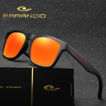 PARANOIDNE Letnik Polarizirana sončna Očala, moška sončna Očala Za Moške Vožnje Črni Kvadrat Oculos Moški 10 Barv Model 8816 P8816