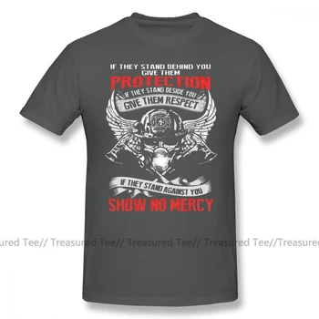 Gasilska T Shirt Gasilska Stojim Za Vas Zaščito T-Majica Bombaž Zabavno Tee Shirt Mens Kratki Rokavi Tshirt