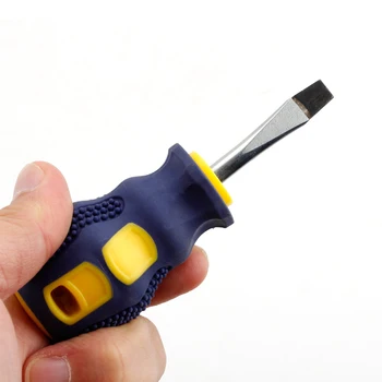 1Pcs Mini Izvijač Nabor Večfunkcijsko Križ, Oblikovan izvijačem Zarezano Ravno DIY orodja za Popravilo magnetni kratek majhen izvijač