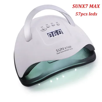 SUNX5 MAX 114W Strokovno 365+405nm UV-LED Lučka za Nohte, lak za Lase Pralni Primerna za Zdravljenje Vseh Nohtov, Gel za nohte Nail Art Orodje