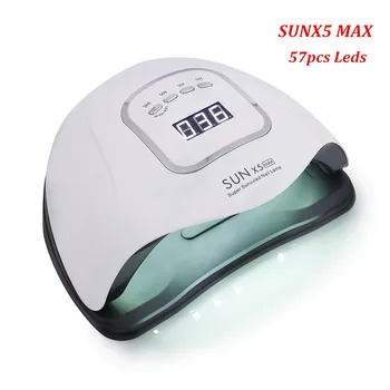 SUNX5 MAX 114W Strokovno 365+405nm UV-LED Lučka za Nohte, lak za Lase Pralni Primerna za Zdravljenje Vseh Nohtov, Gel za nohte Nail Art Orodje