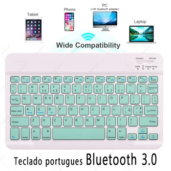 Portugalski tipkovnice, Ohišje Za iPad Zraka 2020 4 4. 10.9 Pro 11 2018 9.7 5. in 6. 10.2 7 7 8 8 Generacije Zraka 2 3 Pro 10.5 Pokrov