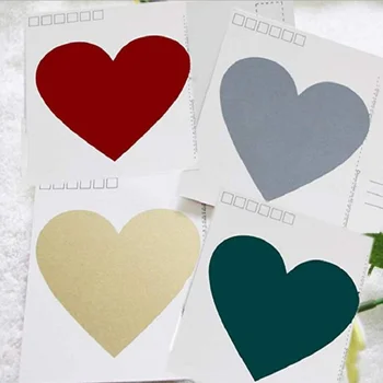 50Pcs Scratch Off Nalepke Ljubezen Srce Pogovorno Obliko Pisane Prazno Za Skrivno Kodo Kritje Doma Igro Poroka Sporočilo