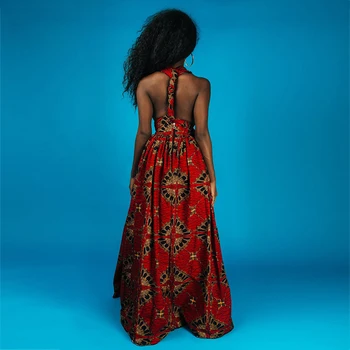 Moda Elastična Maxi Obleko 2020 Novice Dolgo Haljo Afriške Obleke za Ženske Bazin Riche Oblačila Vestidos Dashiki Stranka Počitnice
