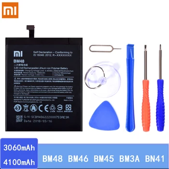BM48 BM46 BM45 BM3A BN41 Za Xiaomi Mi Opomba 2 3 Redmi Note2 Note3 4 4X Visoke Zmogljivosti Zamenjava Litij-Polimer Baterij