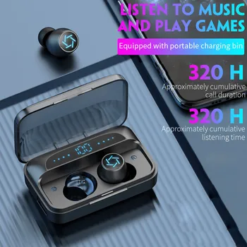 S15 3500mAh Moči Banke TWS Brezžična tehnologija Bluetooth 5.0 Gaming Slušalke šumov Slušalke Za XiaoMi HuaWei iPhone