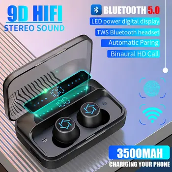 S15 3500mAh Moči Banke TWS Brezžična tehnologija Bluetooth 5.0 Gaming Slušalke šumov Slušalke Za XiaoMi HuaWei iPhone