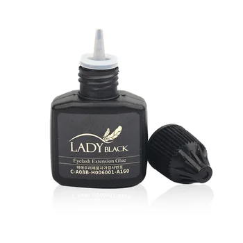 NEWCOME 1 Steklenica 10 ml Lady Black Podaljšanje Trepalnic Lepilo, Hitro Sušenje False Podaljšanje Trepalnic Lepilo Čez 6 Tednov Strokovne Orodja
