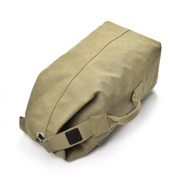 2019 Stilsko Velike zmogljivosti Man potovalna torba gorniški nahrbtnik moški vrečke platno vedro torba Moški Platneni Nahrbtniki