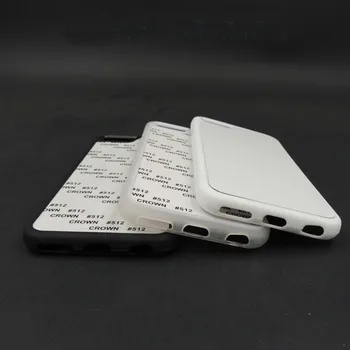 Wtsfwf DIY 2D Sublimacija gume TPU+PC Prazno Ohišje za iphone 6 plus 6s plus z Aluminijasti Vložki in lepilo 10pcs/veliko