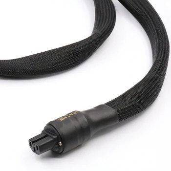 1,8 M HI-fi avdio Ena vtičnica za Napajalni Kabel za Avdiofile EU Schuko Avdio Napajalni kabel z original škatlo
