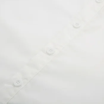 Padec Moške Gotike Steampunk majice z Dolgimi Rokavi stranko poroko retro klasična trdno Stati Ovratnik Jabot Okrašena Majica Vrhovi bluzo