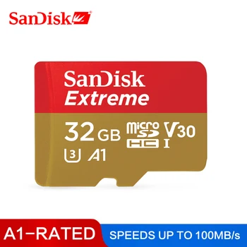 SanDisk Extreme Memory Card 256GB TF Flash Kartice 128GB 64GB SDXC UHS-I Kartica MicroSD U3 Class10 V30 A2 Za gopro 4K Video UHD